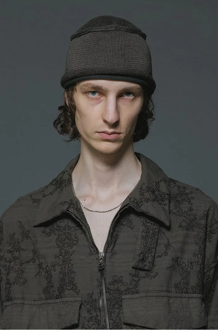 Cotton Linen Knit Beanie