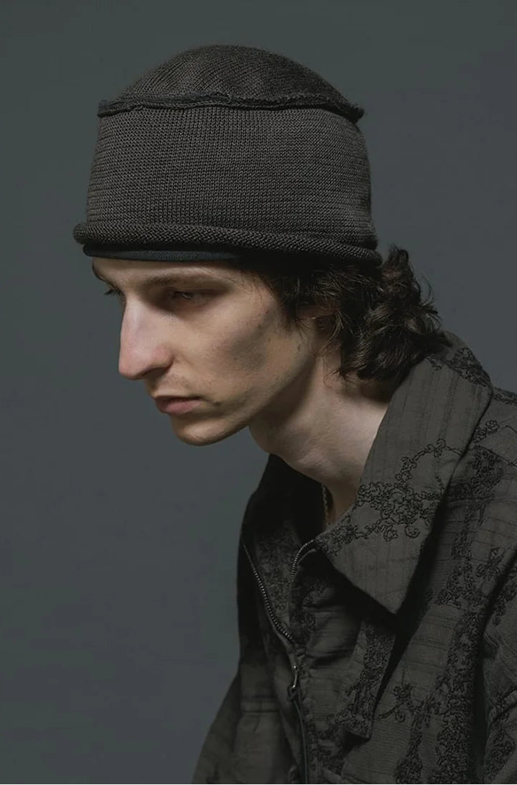 Cotton Linen Knit Beanie