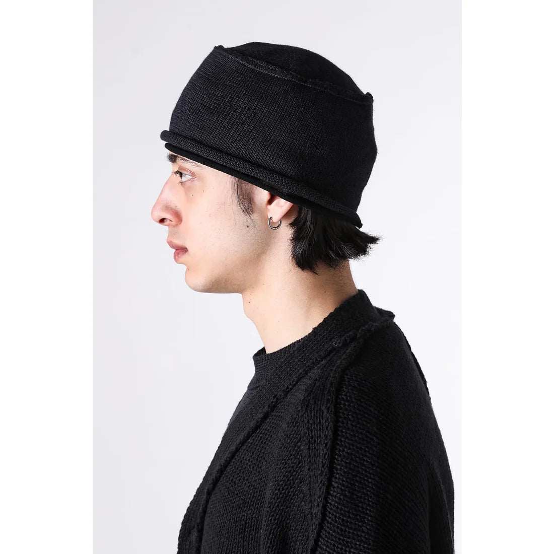 Cotton Linen Knit Beanie