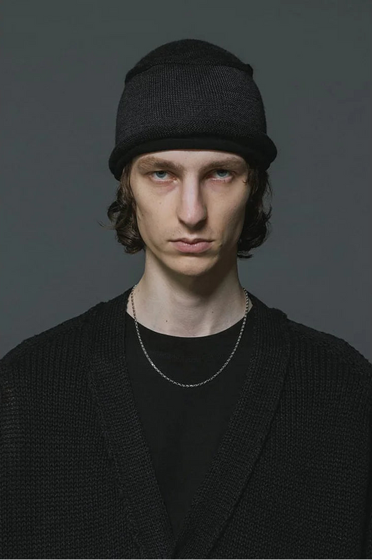 Cotton Linen Knit Beanie
