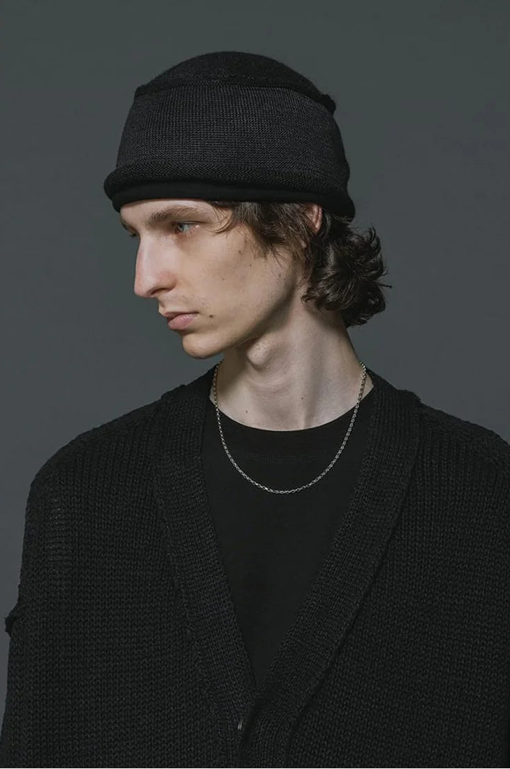 Cotton Linen Knit Beanie