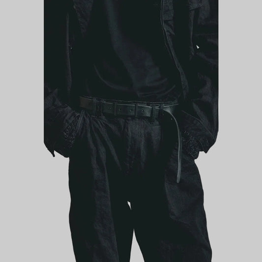 Black Leather Belt