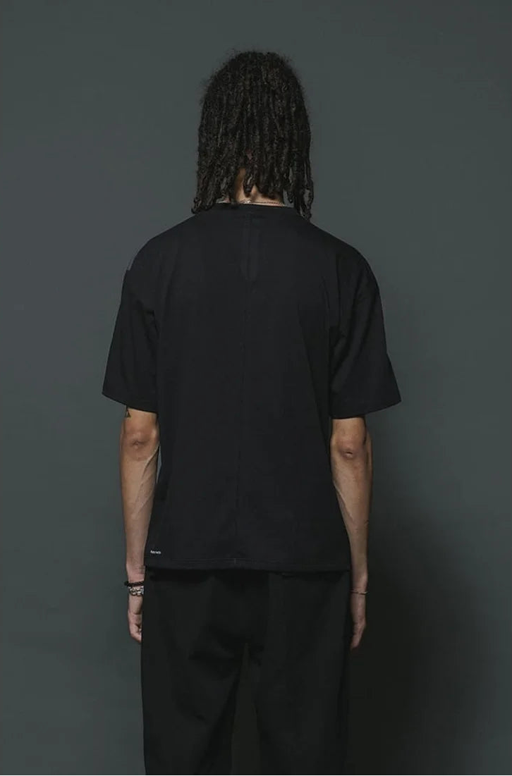 Black Printed Landscape T-shirt