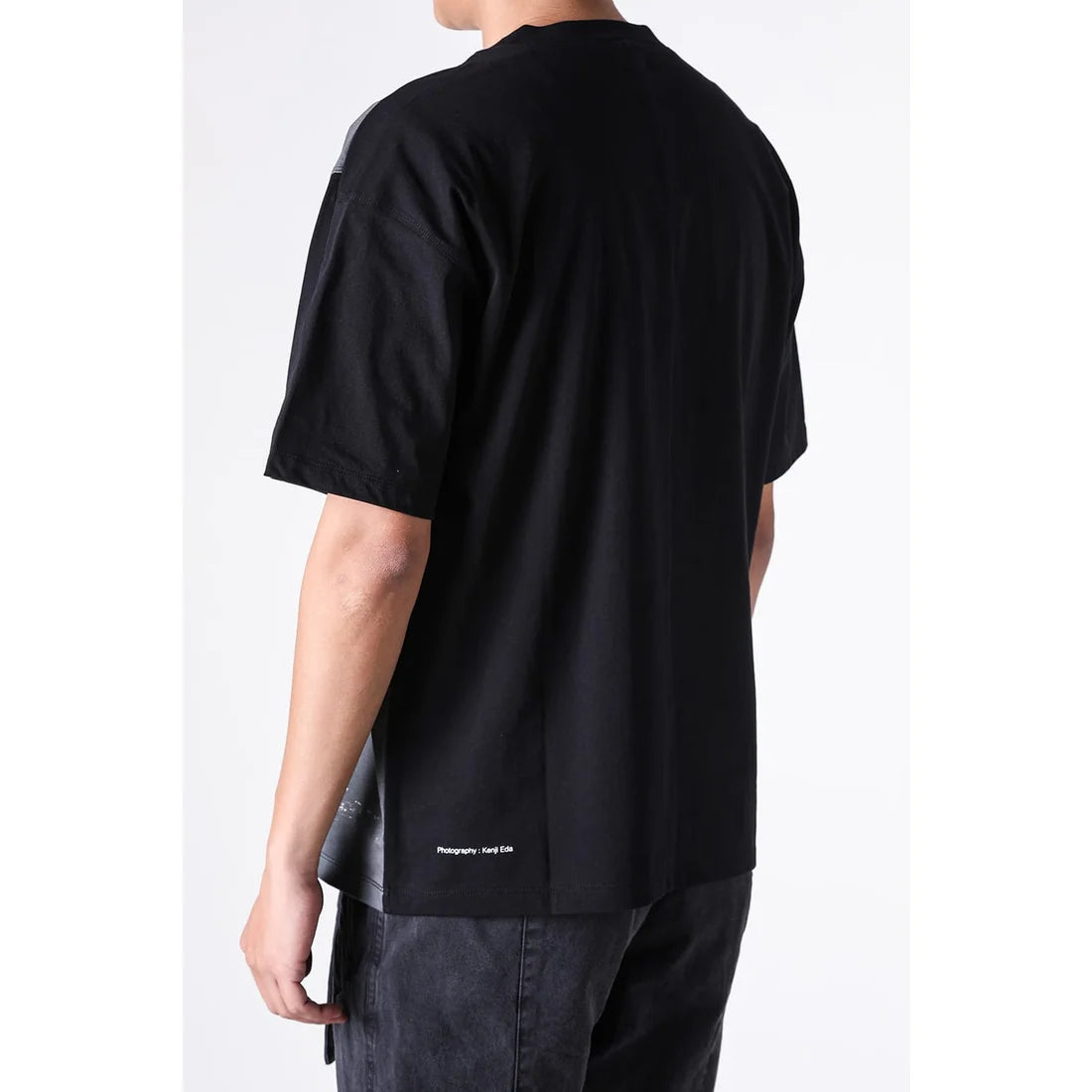 Black Printed Landscape T-shirt