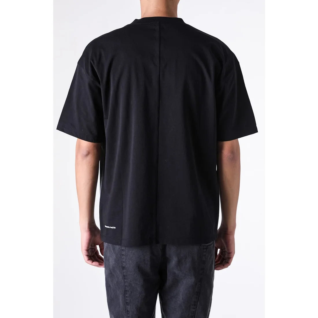 Black Printed Landscape T-shirt