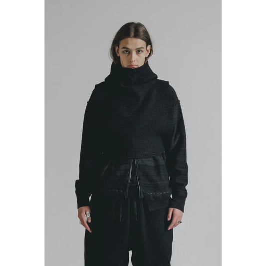 BLACK KNIT BALACLAVA