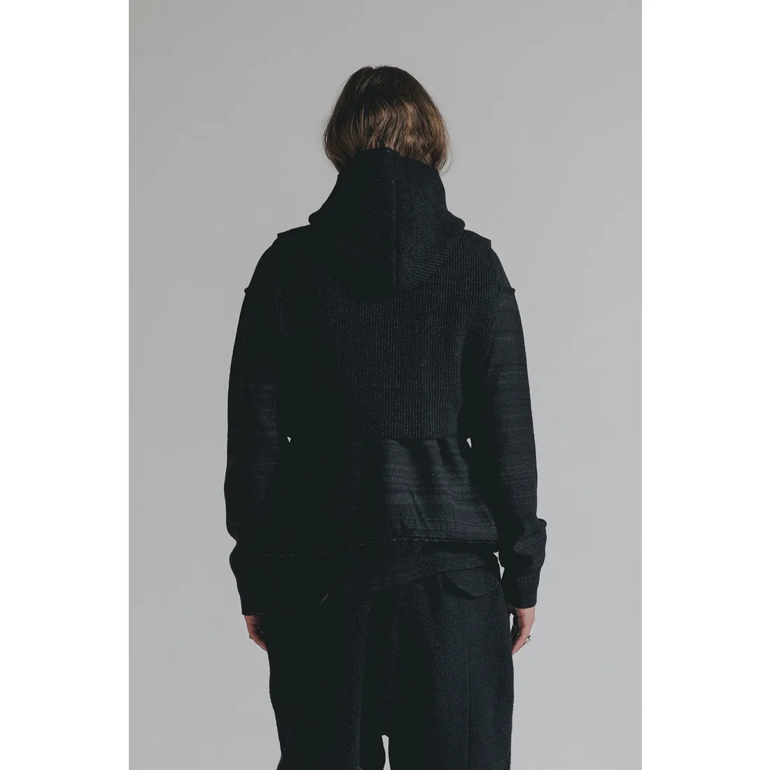 BLACK KNIT BALACLAVA