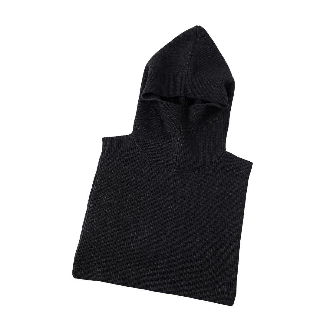 BLACK KNIT BALACLAVA