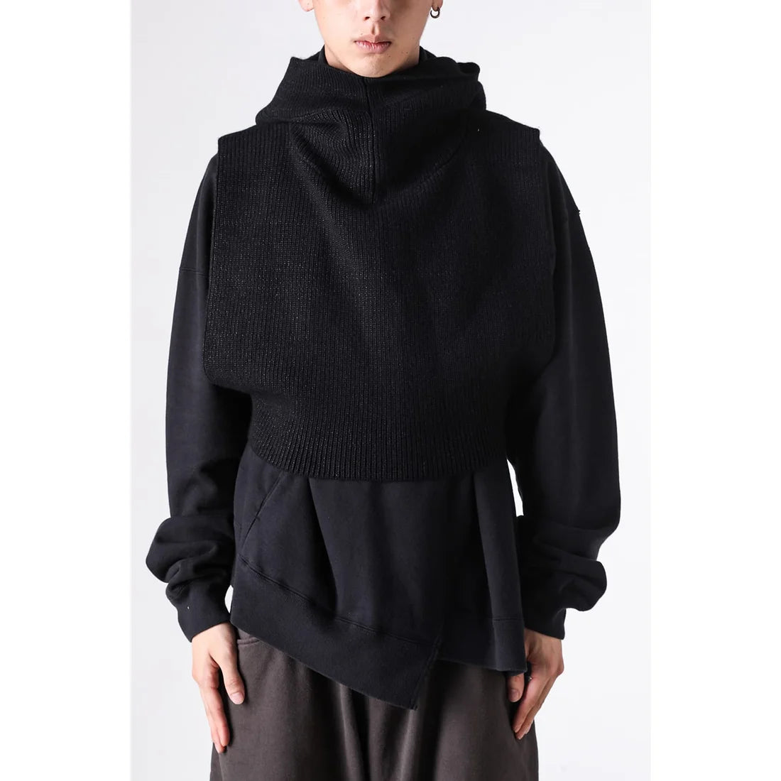 BLACK KNIT BALACLAVA
