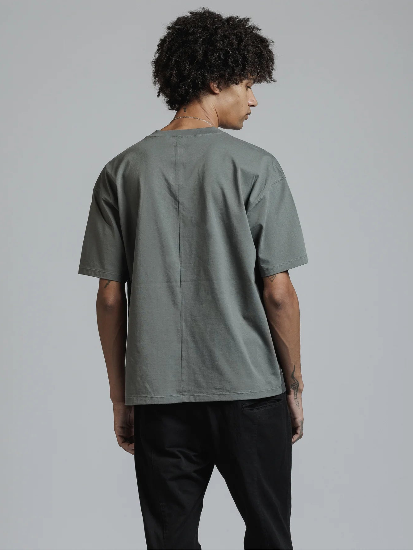 Grey Printed Landscape T-shirt