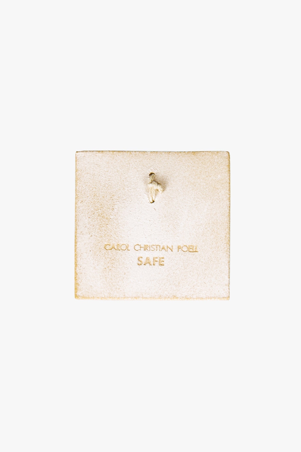 Oxidized Silver Horse Nail Ring by Carol Christian Poell