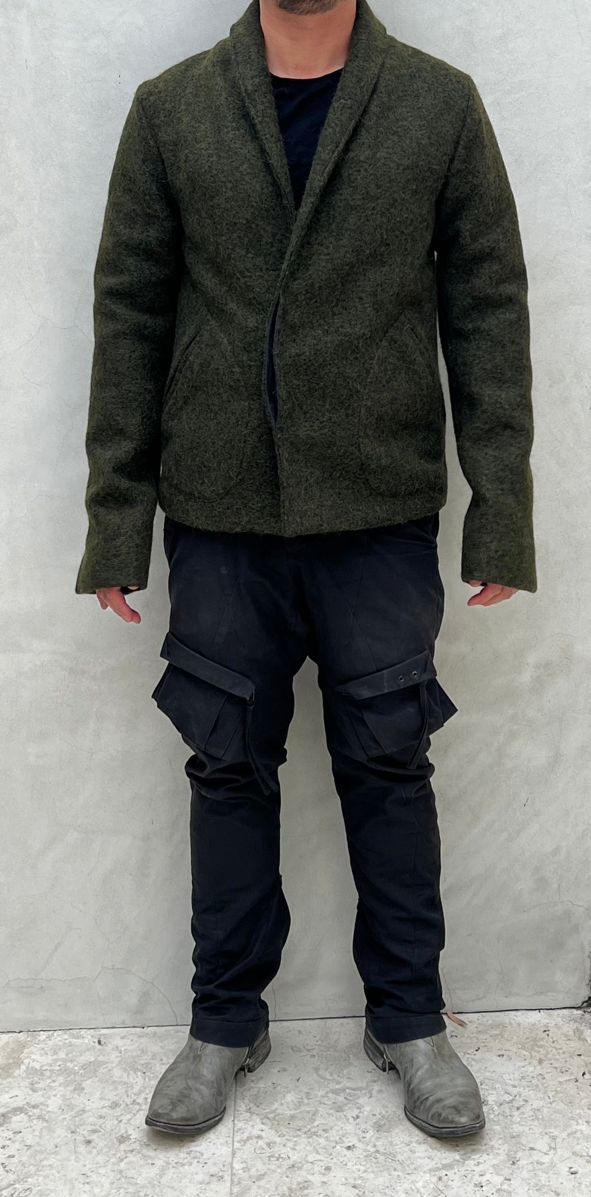 Radiant Green Crossover Cardigan Jacket
