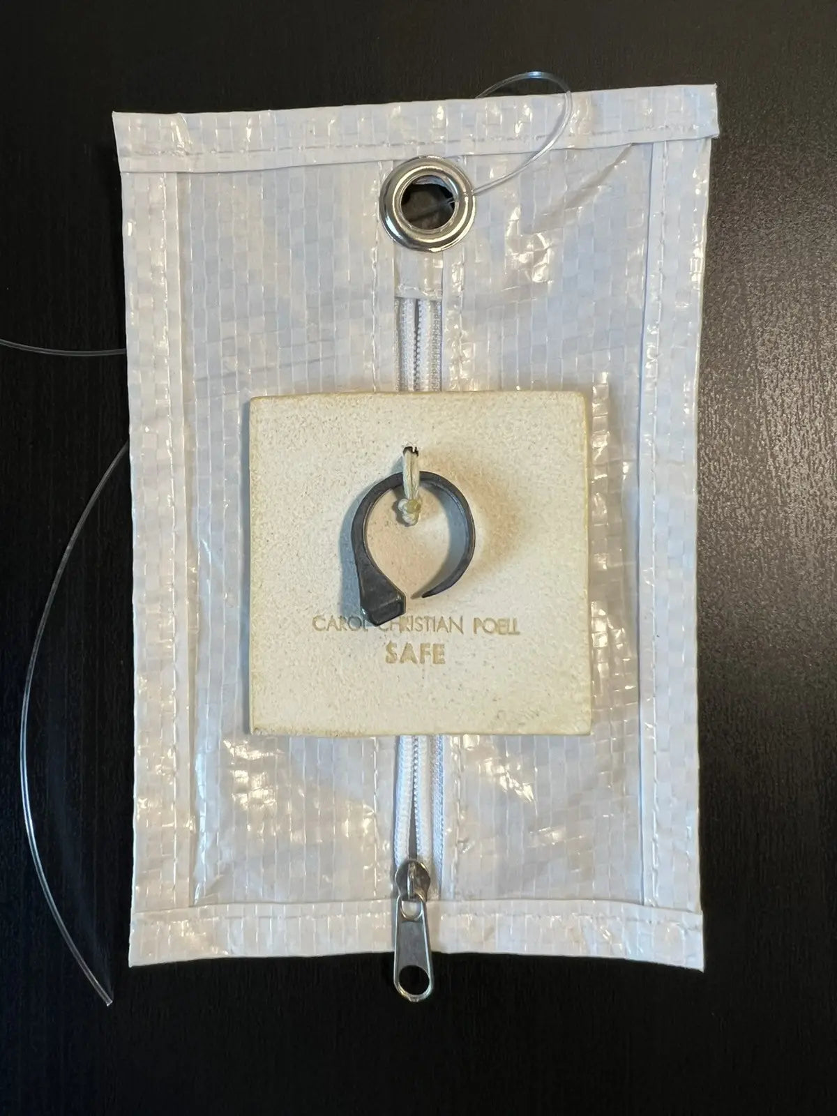 Oxidized Silver Horse Nail Ring by Carol Christian Poell