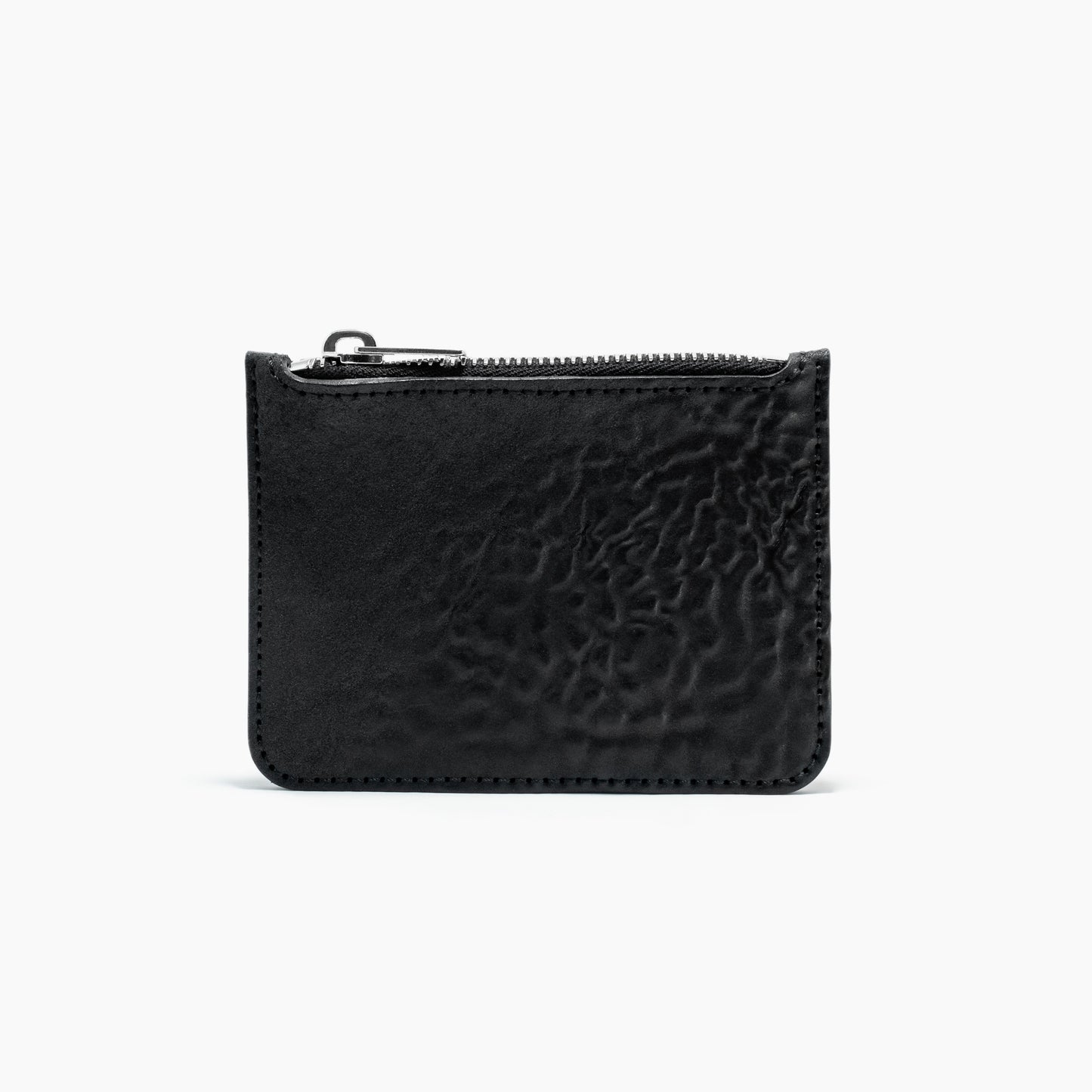 Black Culatta Horse Currency Zipper Wallet