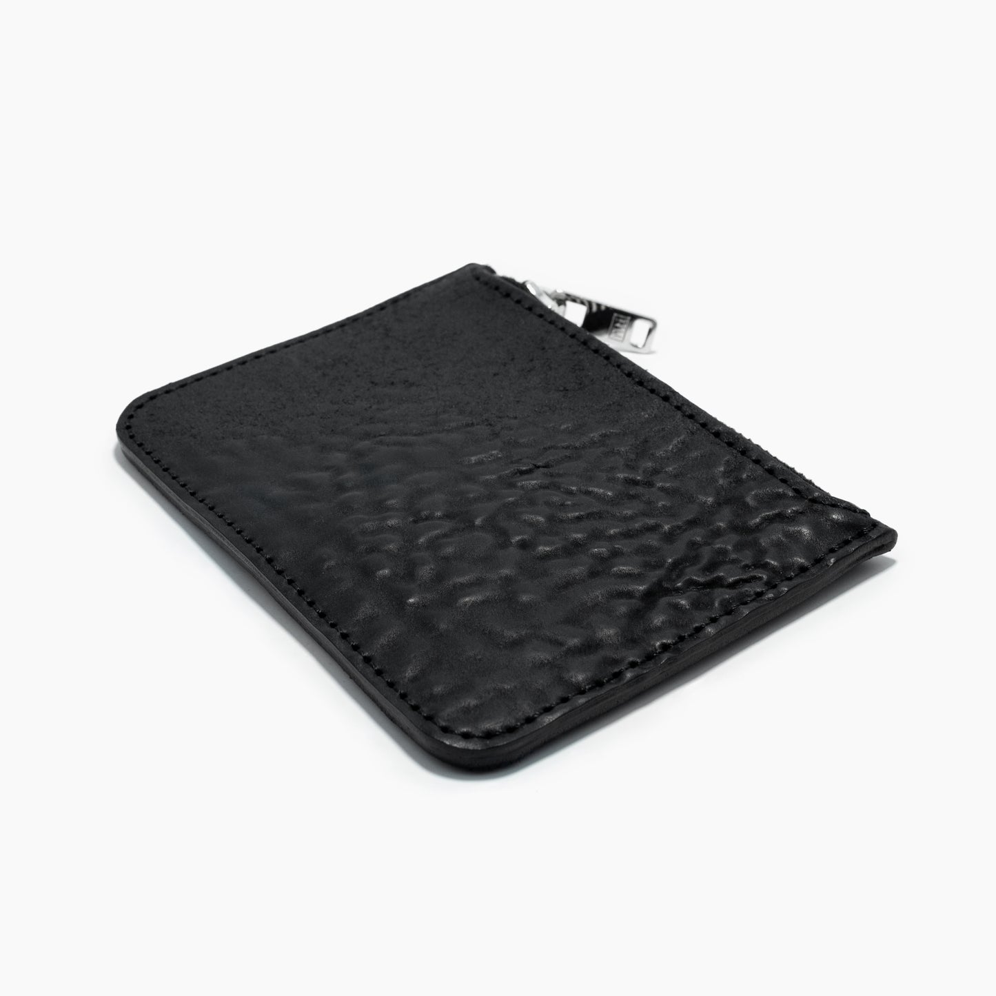 Black Culatta Horse Currency Zipper Wallet