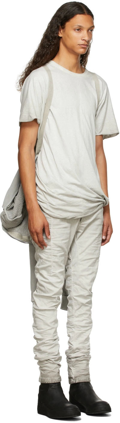 Pale Grey Cotton Hoodie Zipper 2