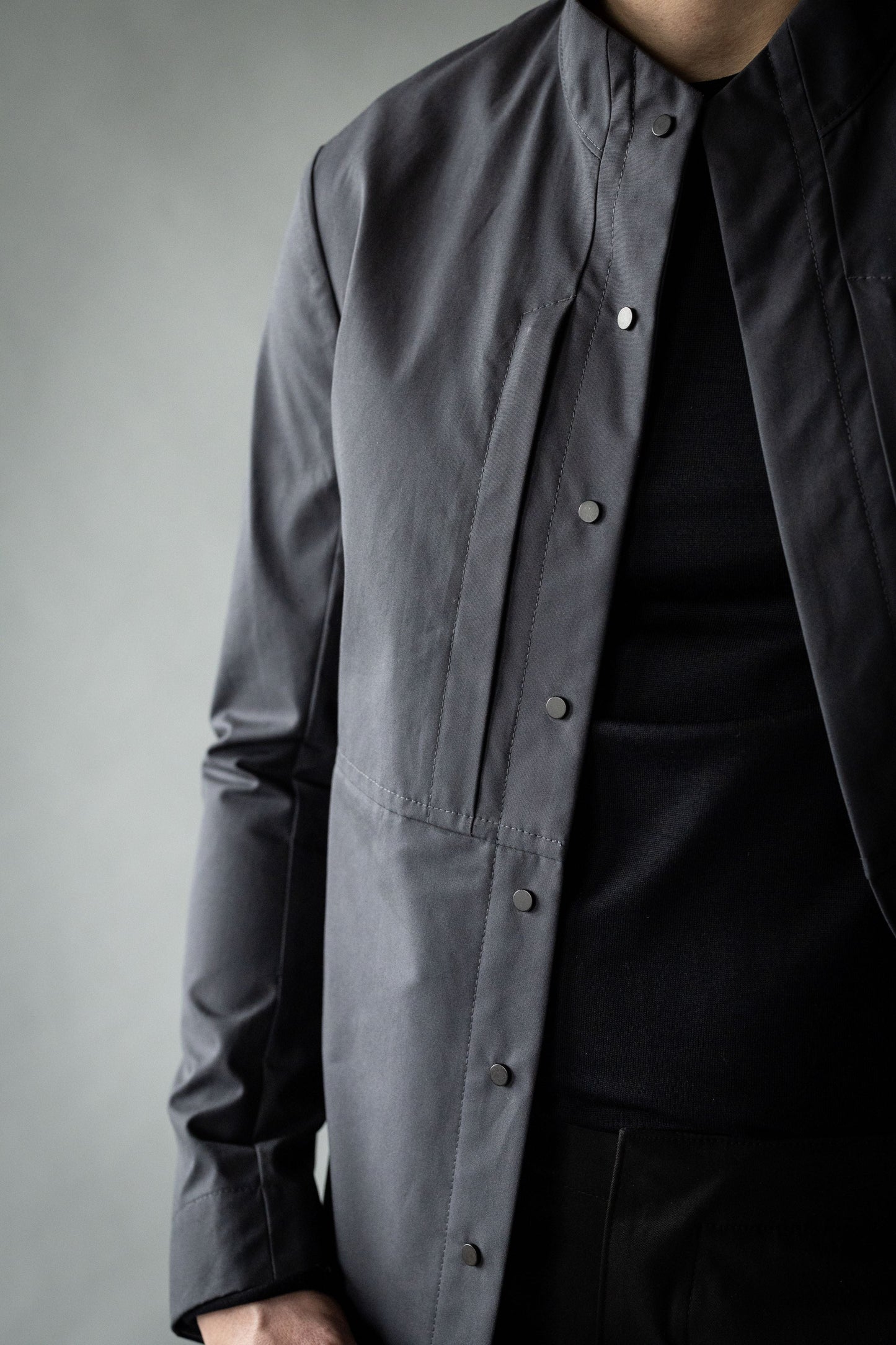 Night Sky Midnight Black COMPOUND OVERSHIRT