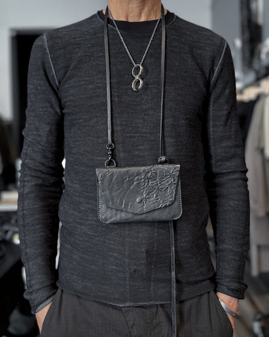 Black Culatta Horse Travel Wallet