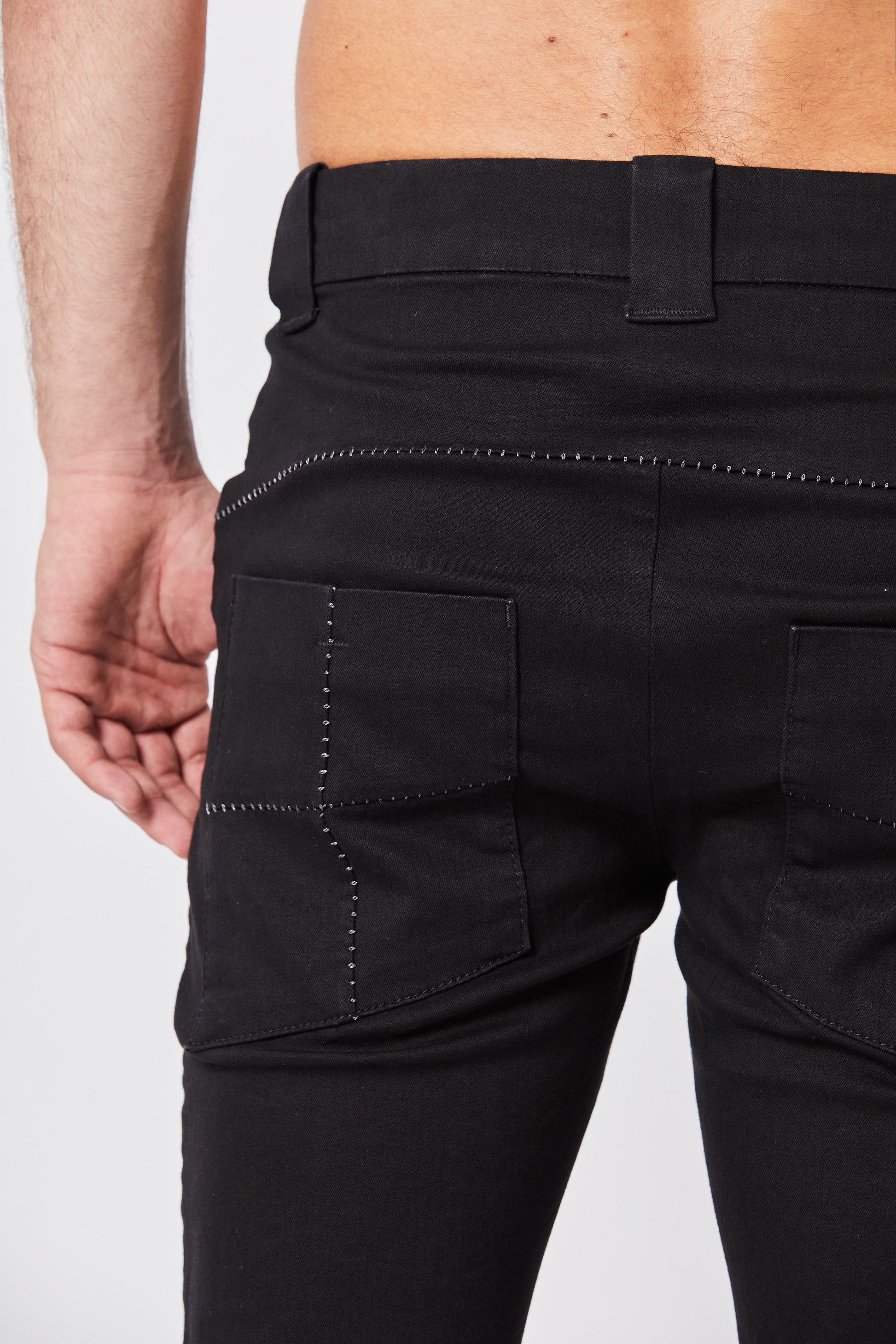 Black Slim Fit – 79 Denim MT The Archive Jeans Stretch