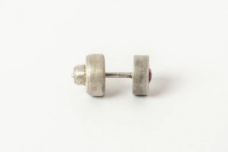 Stud Earring 0.2 CT Ruby Slice DA+1935-2-DA+RUB