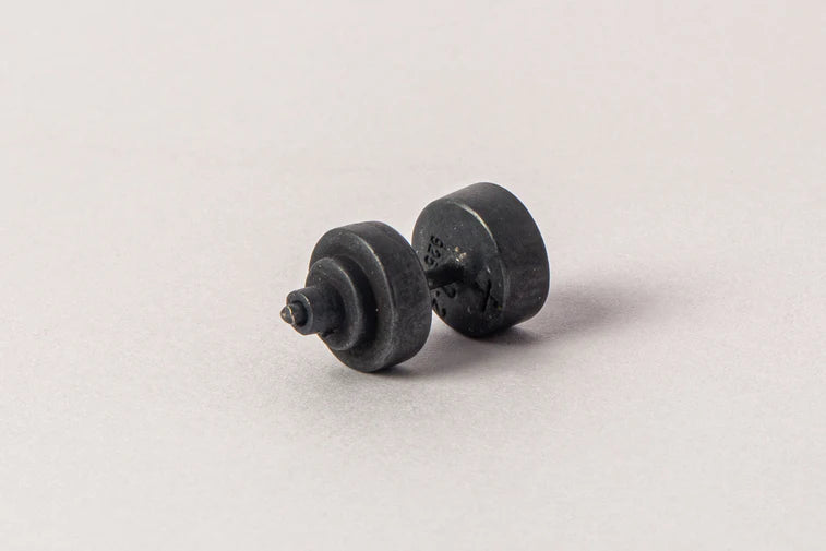 Stud Earring 0.2 CT Tiny Faceted Diamond Slab 1835-27-KA+FCDIA